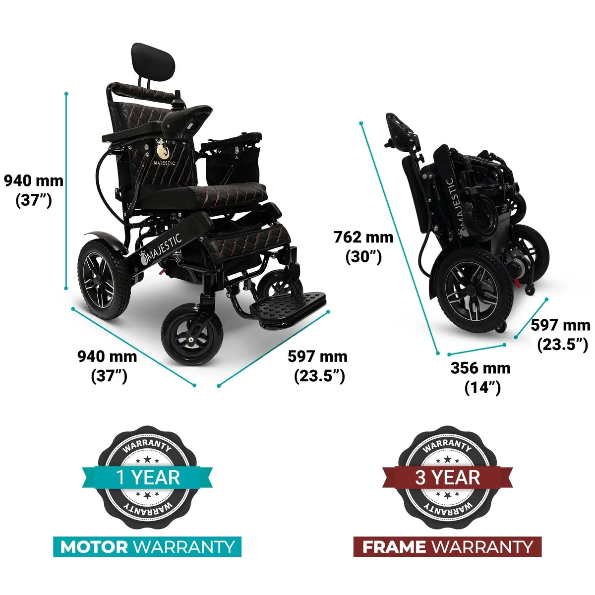 ComfyGO Majestic IQ 9000 - Automatic Folding