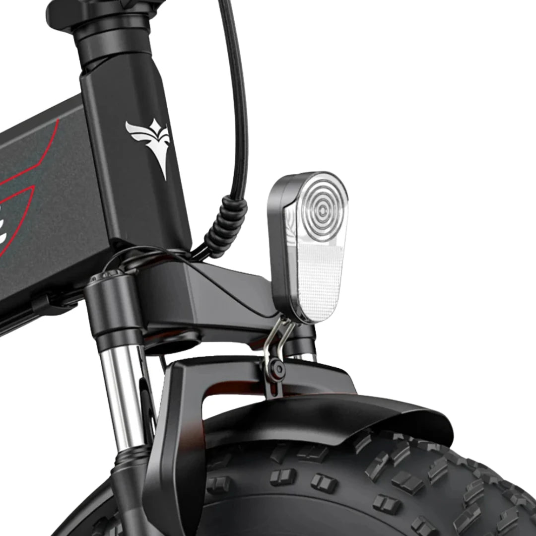 Electric Bike Engwe Ep 2 Boost, features durable tires, rear light, stylish design, enhanced visibility.