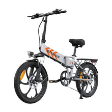 Electric Bike Engwe P1 features a compact frame, durable wheels, and a stylish design with orange accents.