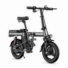 Electric Bike Engwe T14 features a compact design with robust black frame, wide tires, and comfortable seat for smooth rides.