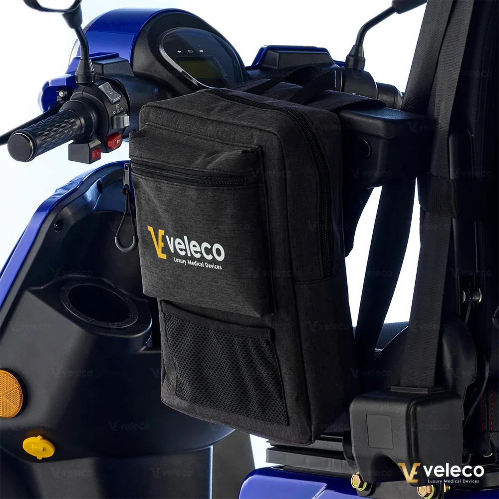 Veleco side armrest bag for mobility scooters