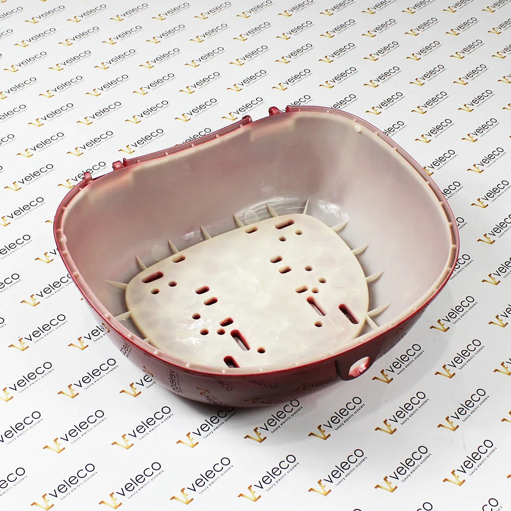 Lockbox bottom piece Red ZTECH Veleco ZT63