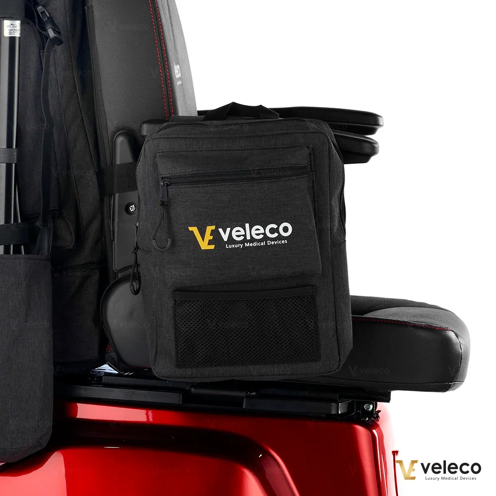 Veleco side armrest bag for mobility scooters