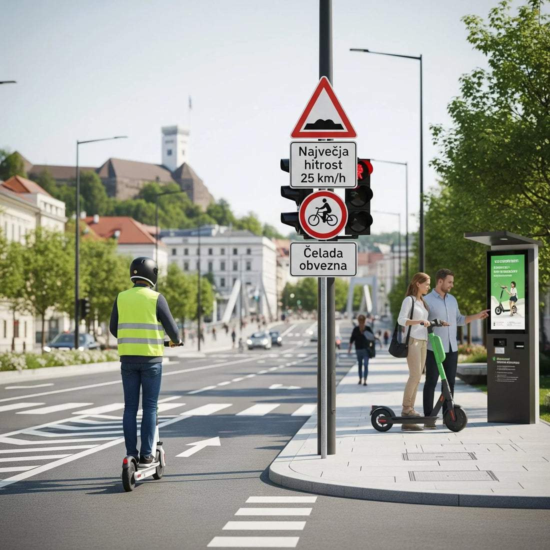 Pravila za e-skiroje v Sloveniji 2026: Popoln vodnik za varno vožnjo