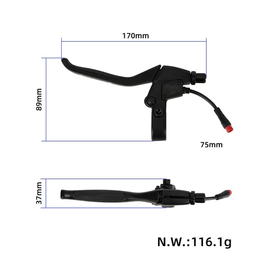Originalna desna zavorna ročka za KuKirin G2 Pro