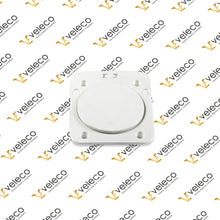 Nakladalna loputa z okvirjem bele barve Veleco ZT15