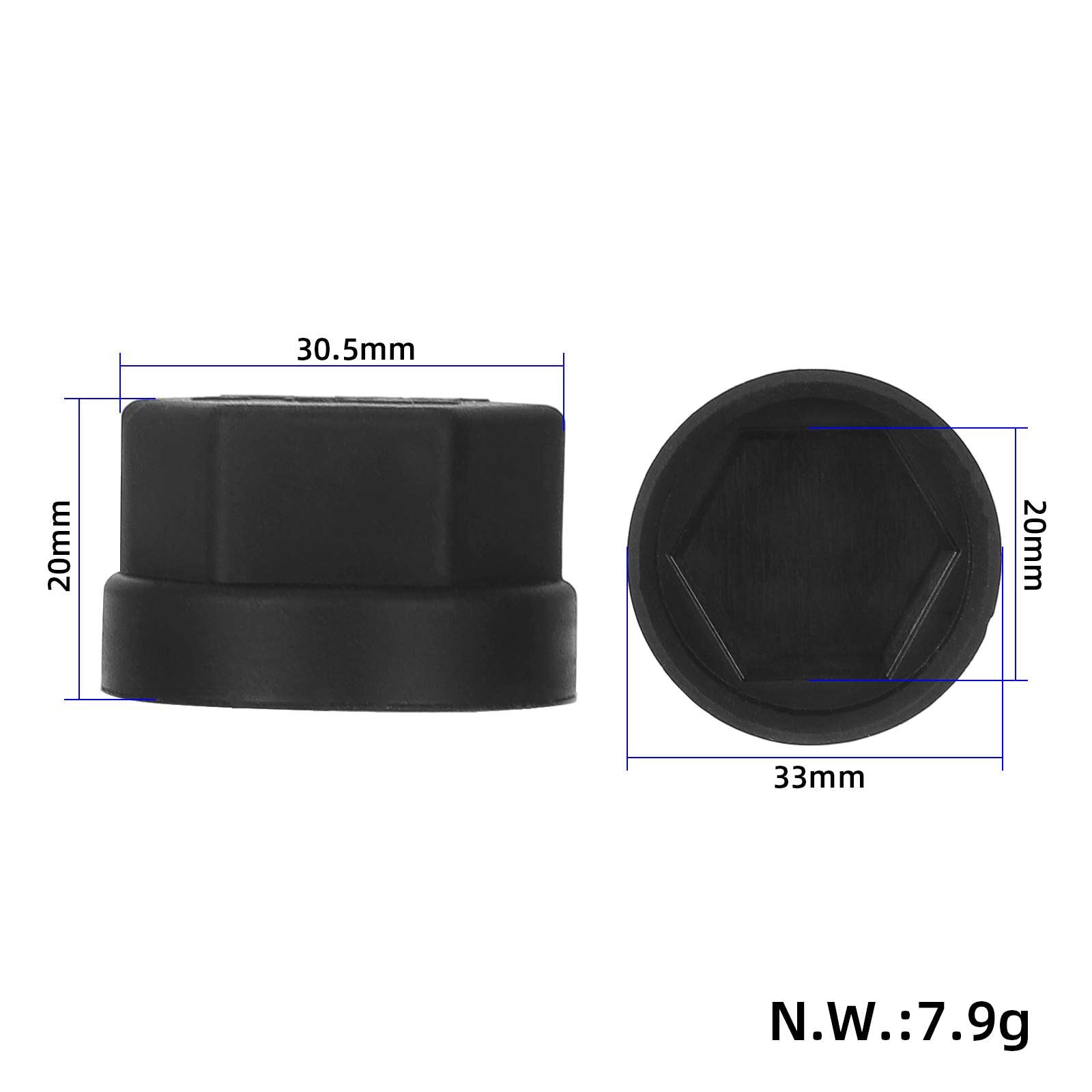 Plastični pokrov matice za električni skiro KuKirin G3 Pro