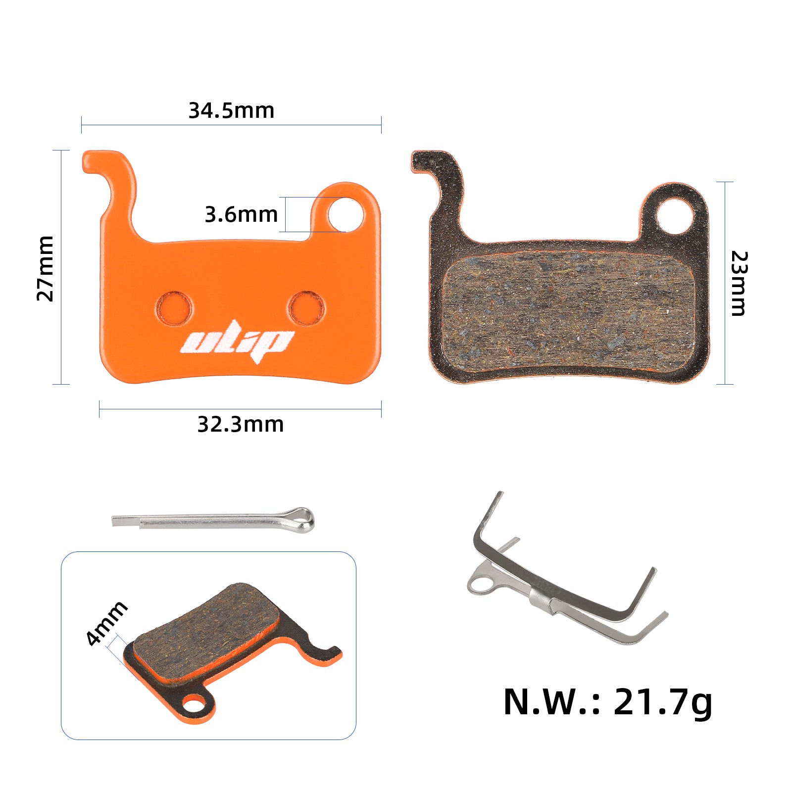 Ulip zavorne ploščice Xtech za električni skiro Xiaomi M365 Pro 2