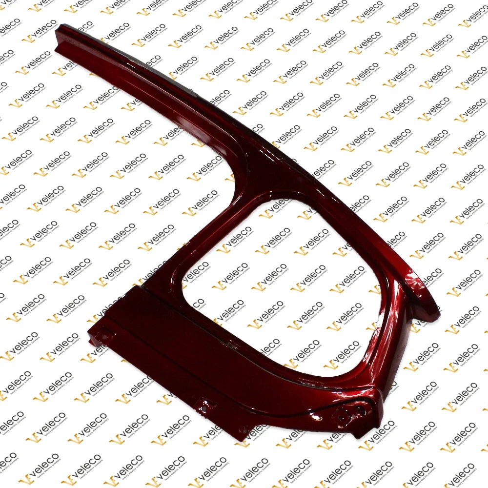 Zadnja leva stranska plošča z luknjo za steklo rdeče barve Veleco Advena