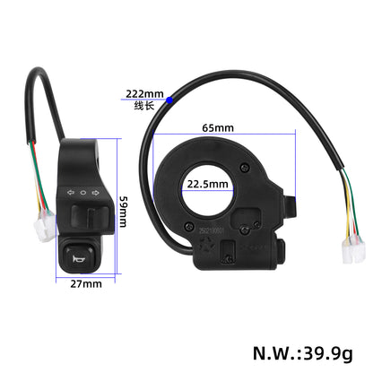 Stikalo za hupe in smernik za električni skiro KuKirin G4