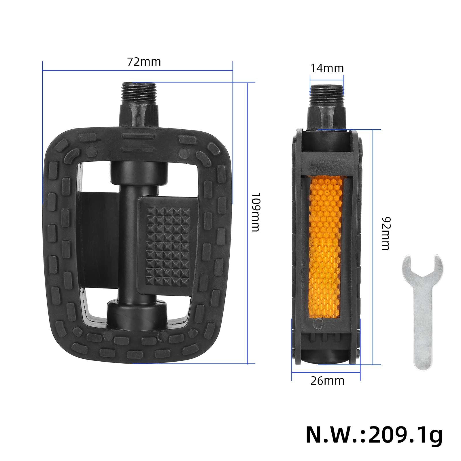 Protizdrsni pedali za kolo