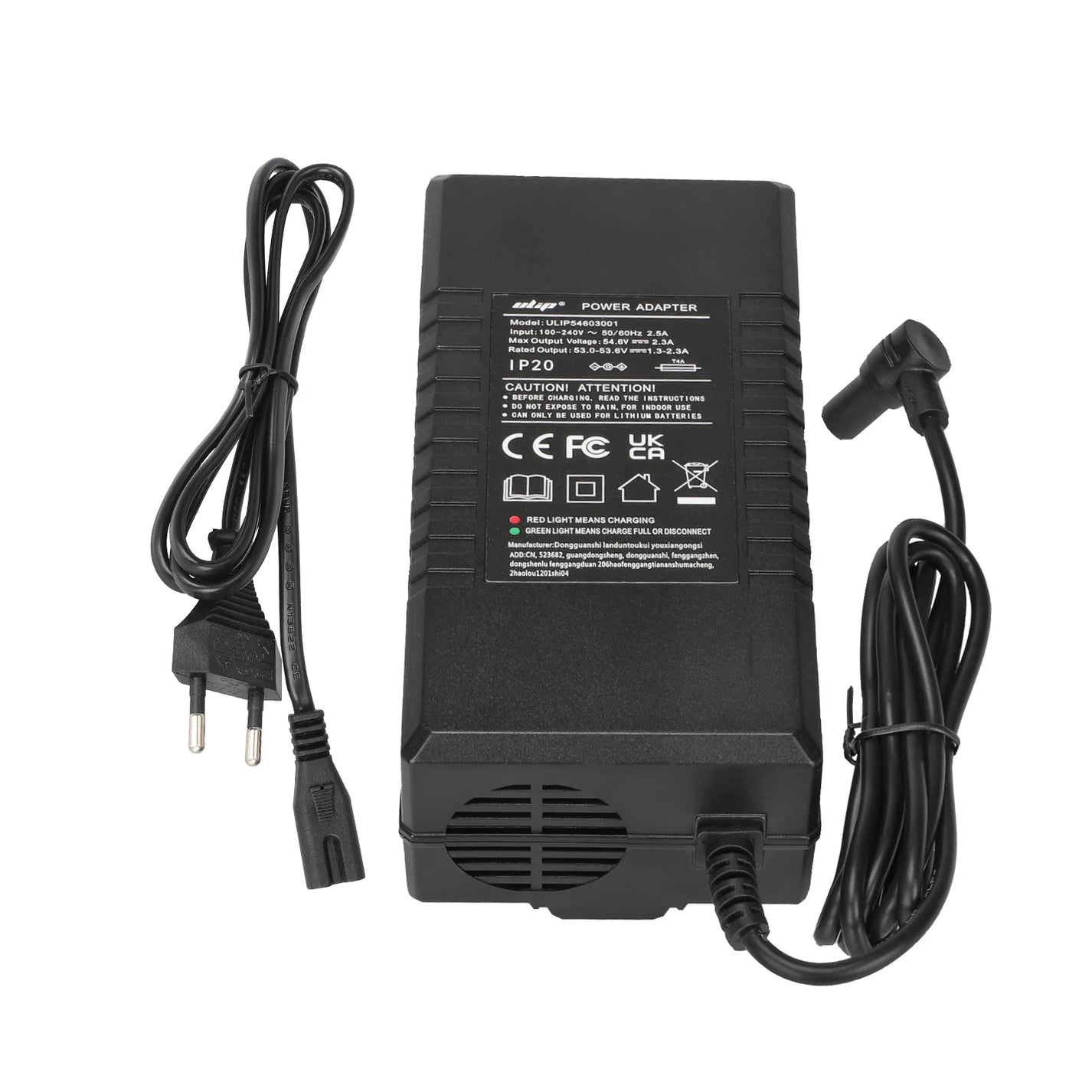 Ulip polnilec 54.6V 2.3A za električni skiro NAVEE S65