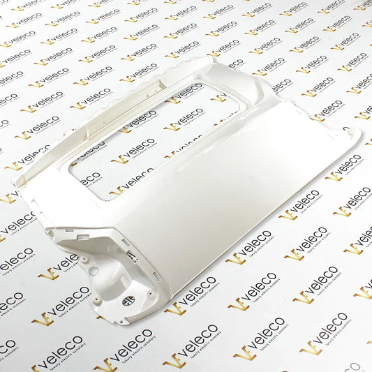 Zadnja plošča z luknjo za steklo bela Veleco Advena