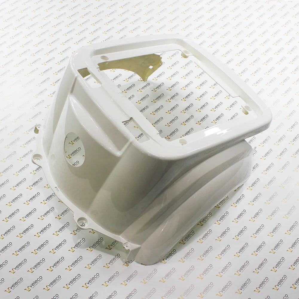Front under seat cover White Veleco CRISTAL