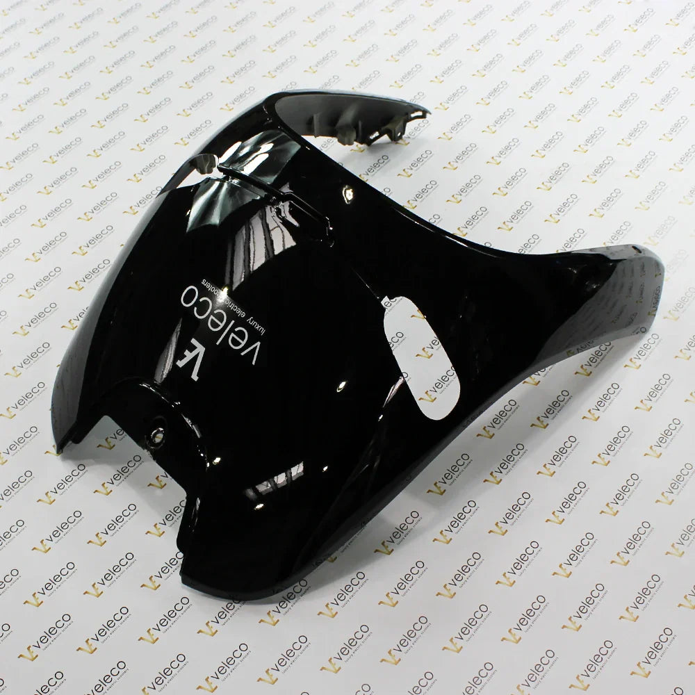 Sprednji pokrov črne barve Veleco CRISTAL