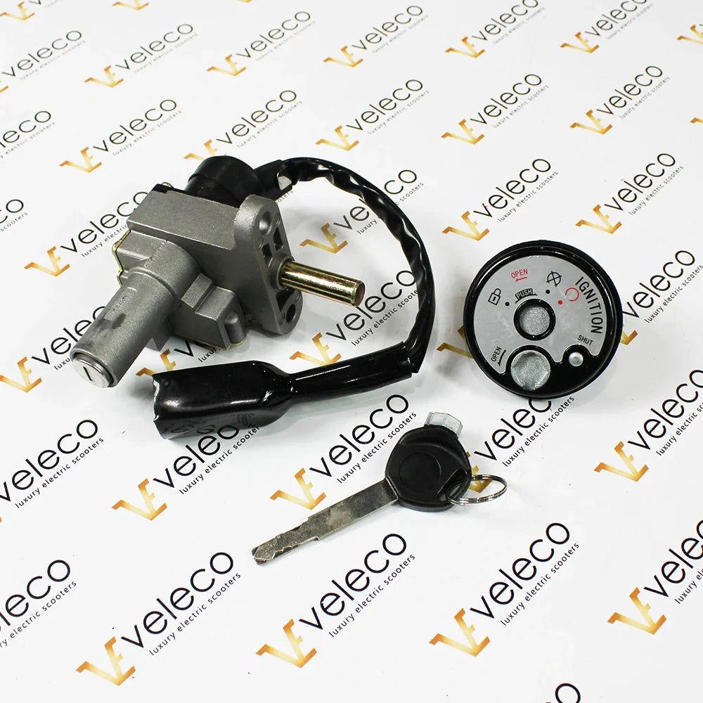 Ignition key switch set Veleco CRISTAL
