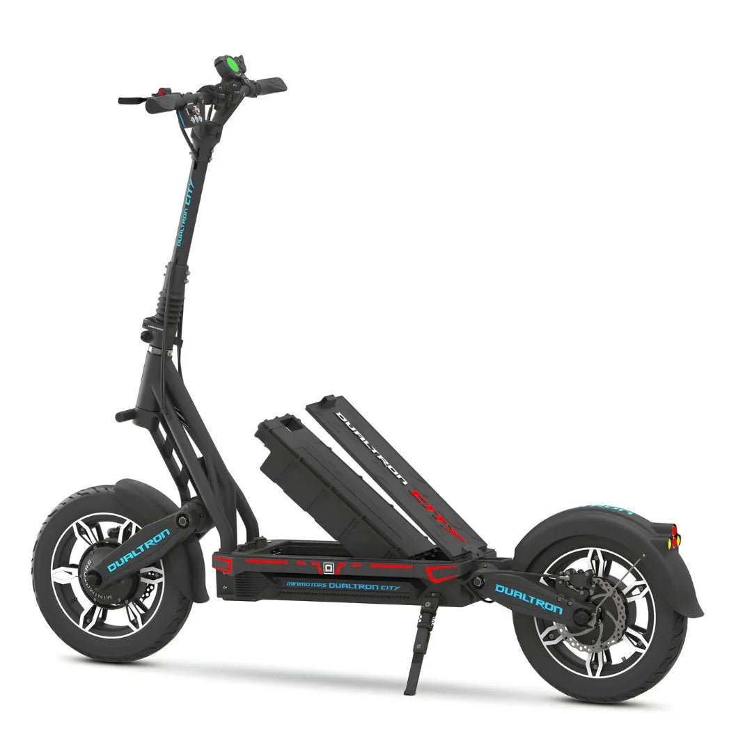 Electric Scooter Dualtron City, sleek design feature with dual wheels, powerful battery, and modern handlebars.