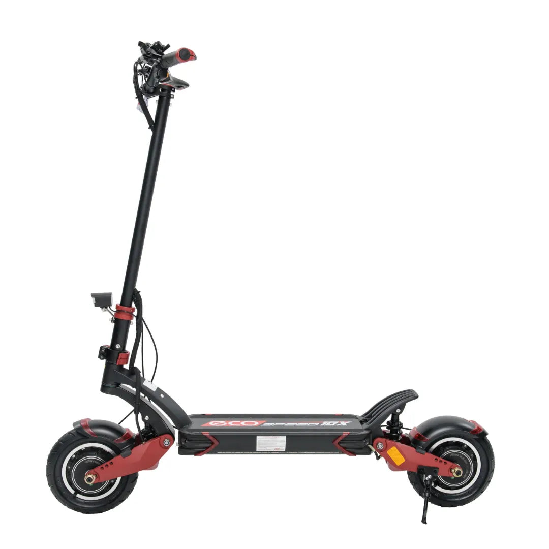 Električni skiro Eco Speed 10x Pro, z elegantnim dizajnom in robustnimi pnevmatikami za mestno vožnjo.