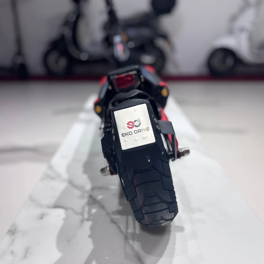 Electric Scooter Eco Speed 9x features a sleek design with a robust rear tire and branding.