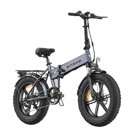Electric Bike Engwe Ep 2 Pro features a compact frame, durable fat tires, and a sleek design for versatile riding.
