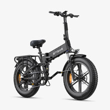 Električno kolo Engwe Engine Pro 2.0 z elegantnim dizajnom in debelimi pnevmatikami, pripravljeno na avanturo.
