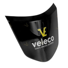 Sprednji pokrovček črne barve Veleco FASTER