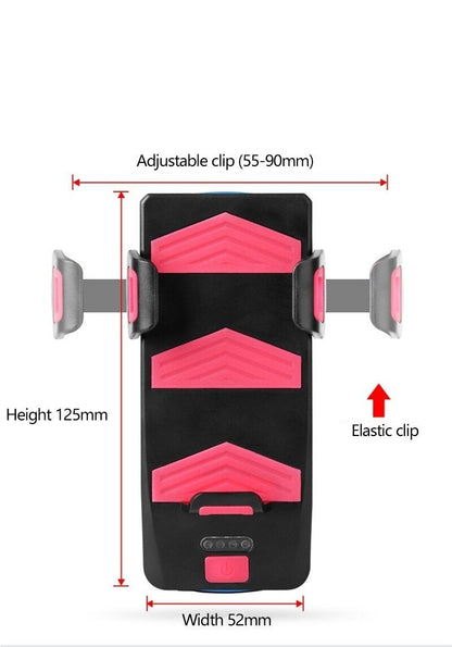 3-v-1 dodatek za E-skiro / E-kolo | Luč, zvonec, držalo za telefon