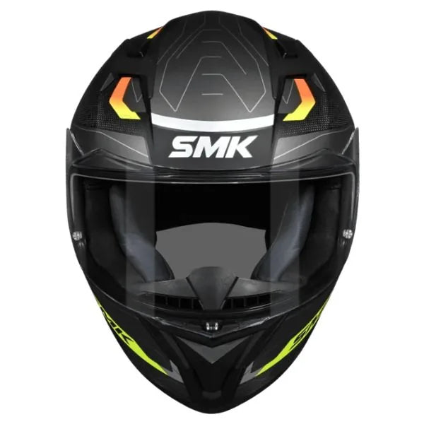 SMK Stellar Sport Flight integralna čelada MA264 – črna/siva/rumena