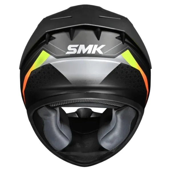 SMK Stellar Sport Flight integralna čelada MA264 – črna/siva/rumena