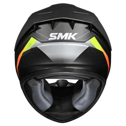 SMK Stellar Sport Flight integralna čelada MA264 – črna/siva/rumena