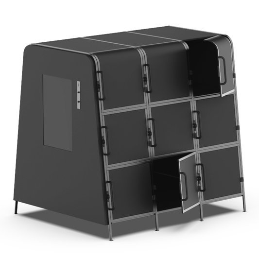 Kaluu pametna polnilna postaja in omarica za do 9 E-skirojev