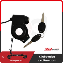 Lock with voltmeter for ECO Speed 10X.