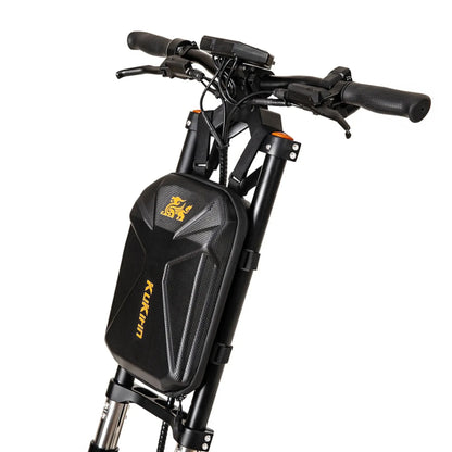 Od blizu posneto krmilo in zaslon električnega skiroja Kukirin G4 Max.