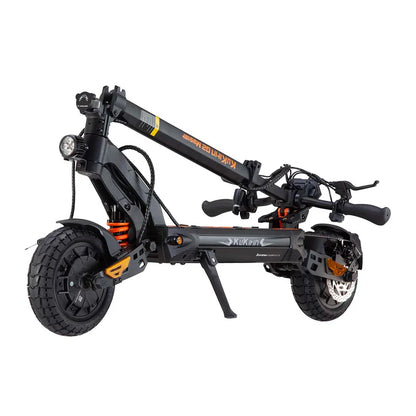Electric Scooter Kukirin G2 Master features a compact, foldable design, durable tires, and a powerful headlight.