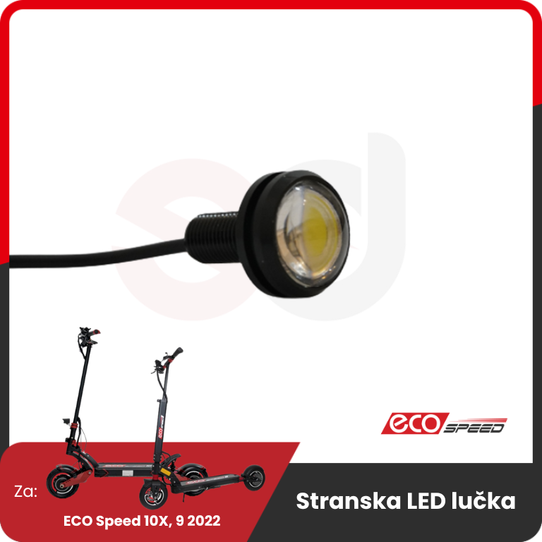 Stranska LED luč za ECO hitrost.