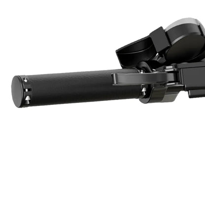 Izdelek je električno kolo znamke MS Energy, model C40. Na sliki je prikazan del krmila, ki vključuje ročaj in del mehanizma za upravljanje. Ročaj je oblečen v črno gumo za boljši oprijem, mehanizem pa je zasnovan za enostavno upravljanje.