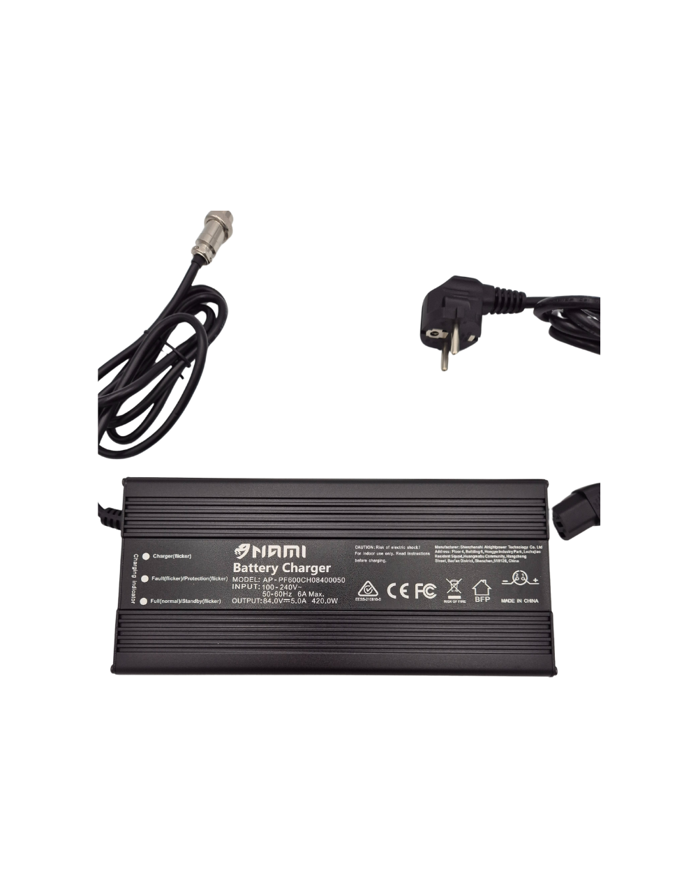 84V 5A Burn-e Fast Charger - 2 Pins