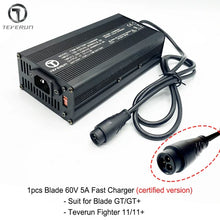 Fast charger 5A for 60V and 72V – new connector