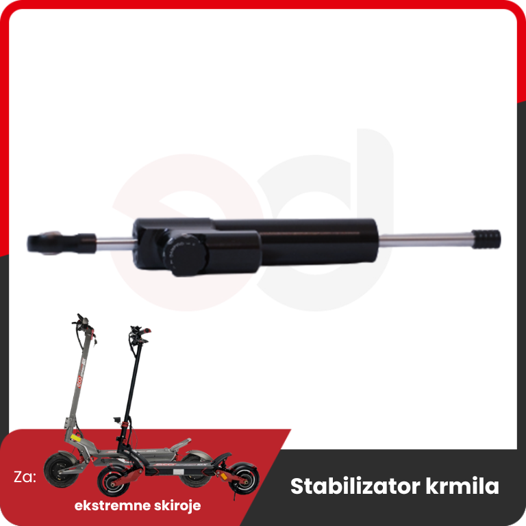 Stabilizer for electric scooter.