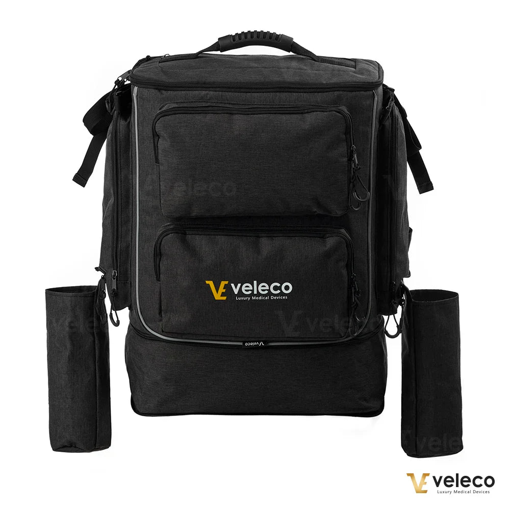 Velika torba, združljiva z invalidskim skuterjem in invalidskim vozičkom, zasnovana za nakupovanje, telefon, manjše predmete in oblačila.