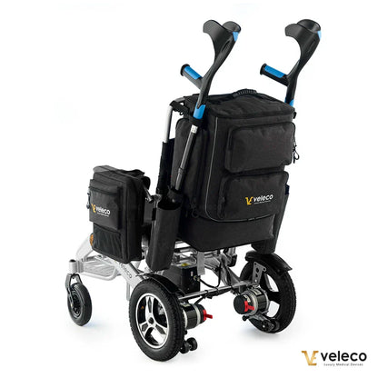 Velika torba, združljiva z invalidskim skuterjem in invalidskim vozičkom, zasnovana za nakupovanje, telefon, manjše predmete in oblačila.