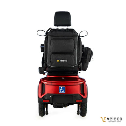 Velika torba, združljiva z invalidskim skuterjem in invalidskim vozičkom, zasnovana za nakupovanje, telefon, manjše predmete in oblačila.