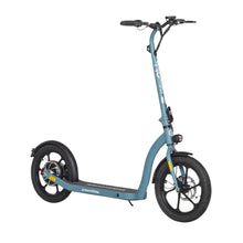 Električni skiro Urbanride 160 City v modri barvi, odlikuje ga elegantna oblika in robustna kolesa.
