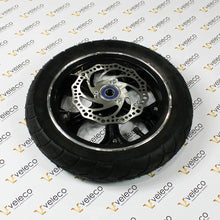 Veleco ZT16 Complete wheel (rim, tyre, inner tube, disc, bearing)
