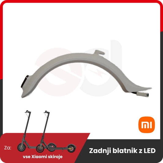 Fender with LED light for Xiaomi E-scooter