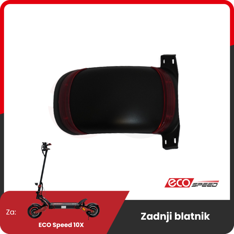 Zadnji blatnik za ECO Speed ​​10X.