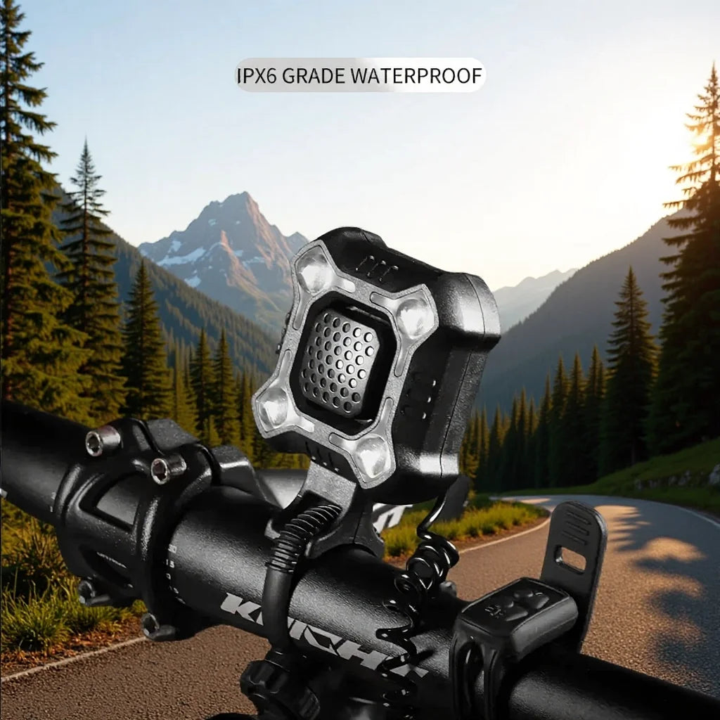 Električna hupa s sprednjo lučjo 140dB za električni skiro ali kolo