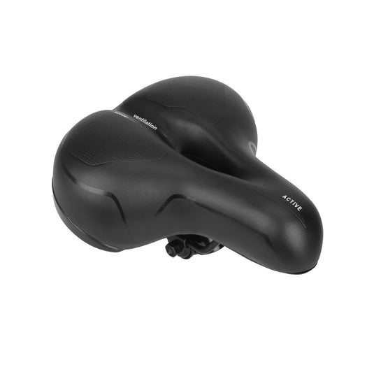 Udoben kolesarski sedež z odsevnimi nalepkami