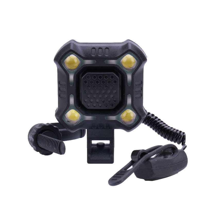 Električna hupa s sprednjo lučjo 140dB za električni skiro ali kolo