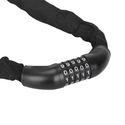 5-mestna kombiniracijska verižna ključavnica za električni skiro ali kolo